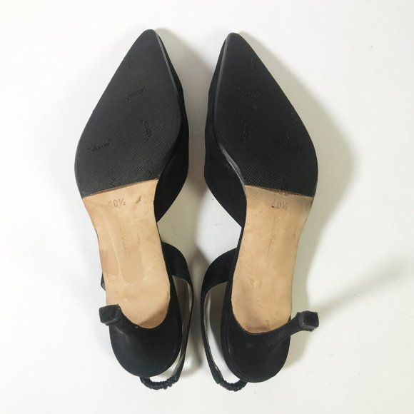 Manolo Blahnik Satin CAROLYNE Slingback, Size 40.5 - Picture 8 of 8